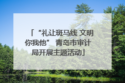 “礼让斑马线 文明你我他” 青岛市审计局开展主题活动