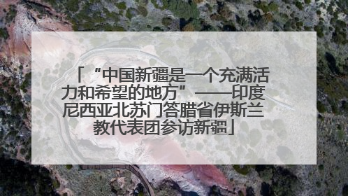 “中国新疆是一个充满活力和希望的地方”——印度尼西亚北苏门答腊省伊斯兰教代表团参访新疆