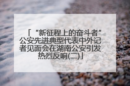 “新征程上的奋斗者”公安先进典型代表中外记者见面会在湖南公安引发热烈反响(二)