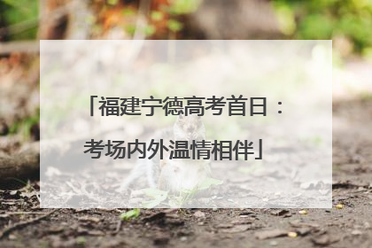 福建宁德高考首日：考场内外温情相伴