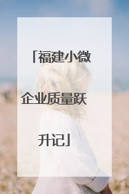 福建小微企业质量跃升记
