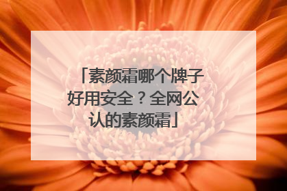 素颜霜哪个牌子好用安全？全网公认的素颜霜