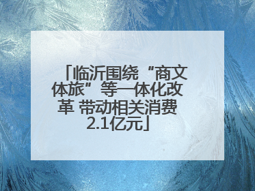 临沂围绕“商文体旅”等一体化改革 带动相关消费2.1亿元