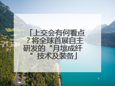 上交会有何看点？将全球首展自主研发的“月壤成纤”技术及装备