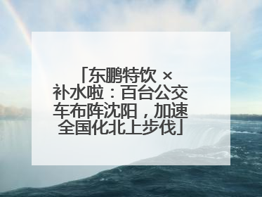 东鹏特饮 × 补水啦：百台公交车布阵沈阳，加速全国化北上步伐