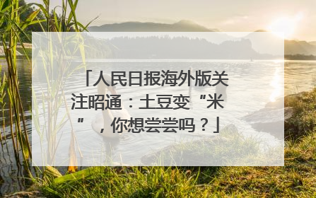 人民日报海外版关注昭通：土豆变“米”，你想尝尝吗？