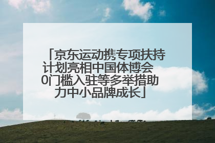 京东运动携专项扶持计划亮相中国体博会 0门槛入驻等多举措助力中小品牌成长
