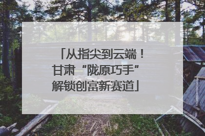 从指尖到云端！甘肃“陇原巧手”解锁创富新赛道