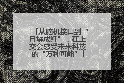 从脑机接口到“月壤成纤”，在上交会感受未来科技的“万种可能”