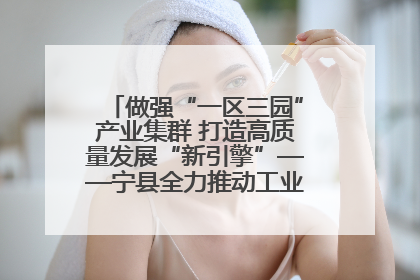 做强“一区三园”产业集群 打造高质量发展“新引擎”——宁县全力推动工业经济提质增效