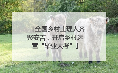 全国乡村主理人齐聚安吉，开启乡村运营“毕业大考”