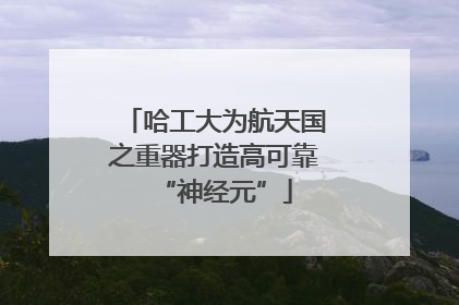 哈工大为航天国之重器打造高可靠“神经元”