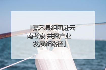 嘉禾县组团赴云南考察 共探产业发展新路径