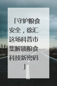 守护粮食安全，徐汇这场科普市集解锁粮食科技新密码