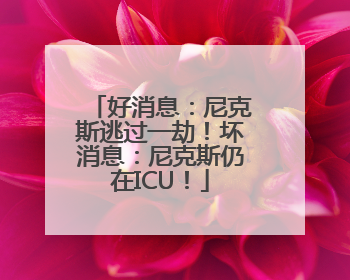 好消息：尼克斯逃过一劫！坏消息：尼克斯仍在ICU！