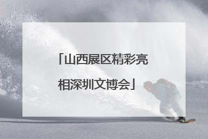 山西展区精彩亮相深圳文博会