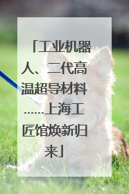 工业机器人、二代高温超导材料……上海工匠馆焕新归来