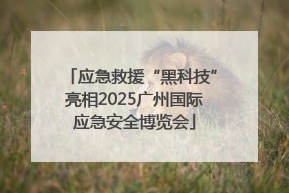应急救援“黑科技”亮相2025广州国际应急安全博览会