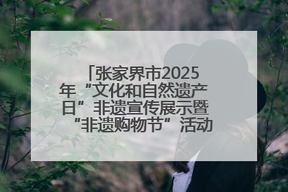 张家界市2025年“文化和自然遗产日”非遗宣传展示暨“非遗购物节”活动在慈利县盛大启幕