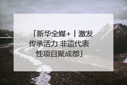 新华全媒+丨激发传承活力 非遗代表性项目聚成都