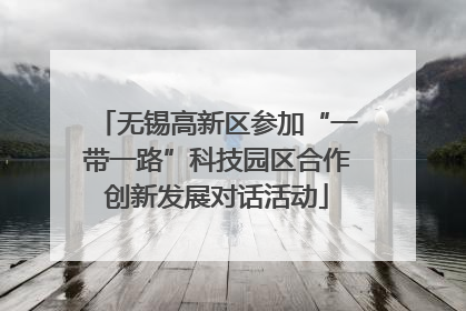 无锡高新区参加“一带一路”科技园区合作创新发展对话活动