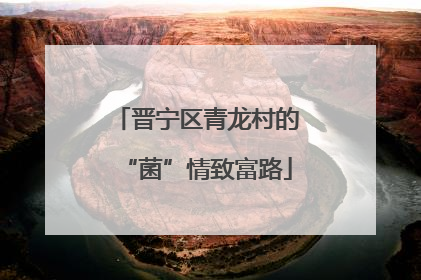 晋宁区青龙村的“菌”情致富路