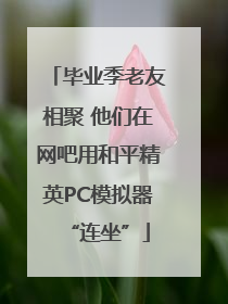 毕业季老友相聚 他们在网吧用和平精英PC模拟器“连坐”
