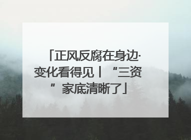 正风反腐在身边·变化看得见丨“三资”家底清晰了