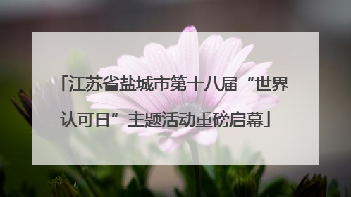 江苏省盐城市第十八届“世界认可日”主题活动重磅启幕