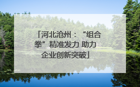 河北沧州：“组合拳”精准发力 助力企业创新突破