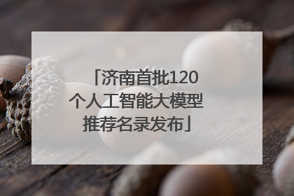 济南首批120个人工智能大模型推荐名录发布
