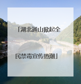 湖北通山掀起全民禁毒宣传热潮