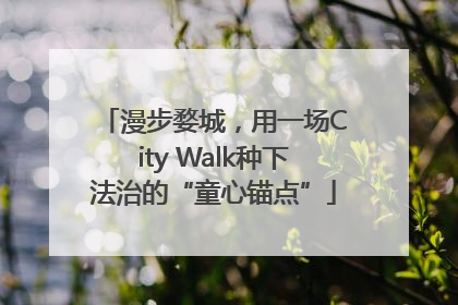 漫步婺城，用一场City Walk种下法治的“童心锚点”