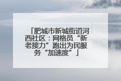 肥城市新城街道河西社区：网格员“新老接力”跑出为民服务“加速度”