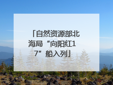 自然资源部北海局“向阳红17”船入列