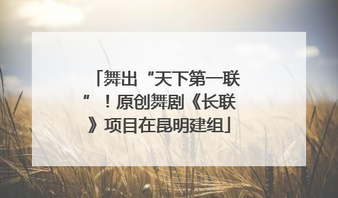 舞出“天下第一联”！原创舞剧《长联》项目在昆明建组