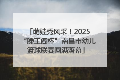 萌娃秀风采！2025“滕王阁杯”南昌市幼儿篮球联赛圆满落幕
