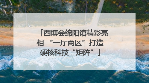 西博会绵阳馆精彩亮相 “一厅两区”打造硬核科技“矩阵”