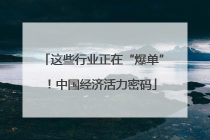 这些行业正在“爆单”！中国经济活力密码