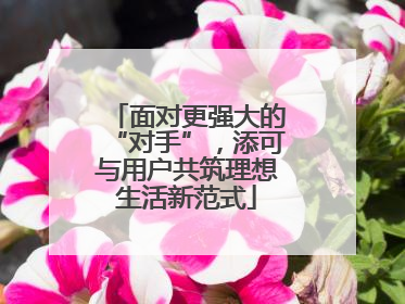 面对更强大的“对手”，添可与用户共筑理想生活新范式