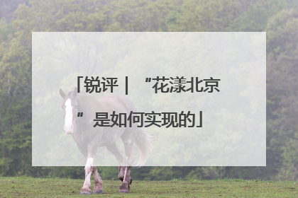 锐评｜“花漾北京”是如何实现的