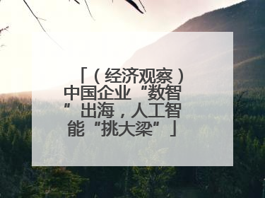 （经济观察）中国企业“数智”出海，人工智能“挑大梁”