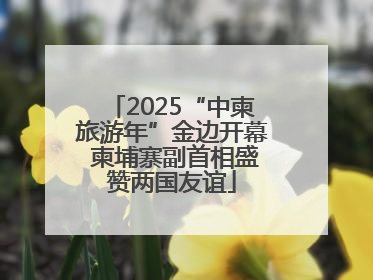 2025“中柬旅游年”金边开幕 柬埔寨副首相盛赞两国友谊