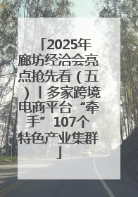 2025年廊坊经洽会亮点抢先看（五）丨多家跨境电商平台“牵手”107个特色产业集群