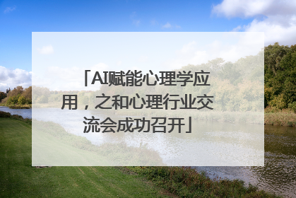 AI赋能心理学应用，之和心理行业交流会成功召开