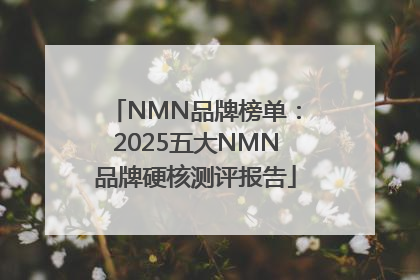 NMN品牌榜单：2025五大NMN品牌硬核测评报告